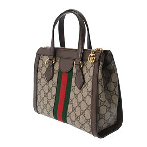 Gucci Handbag Beige Tan Leather